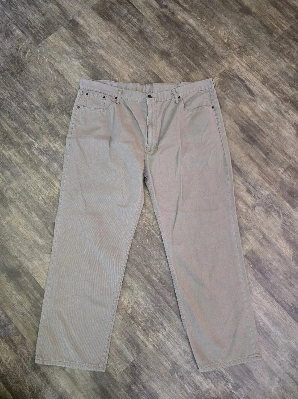 Levi's Men's Straight Jeans in Light Khaki